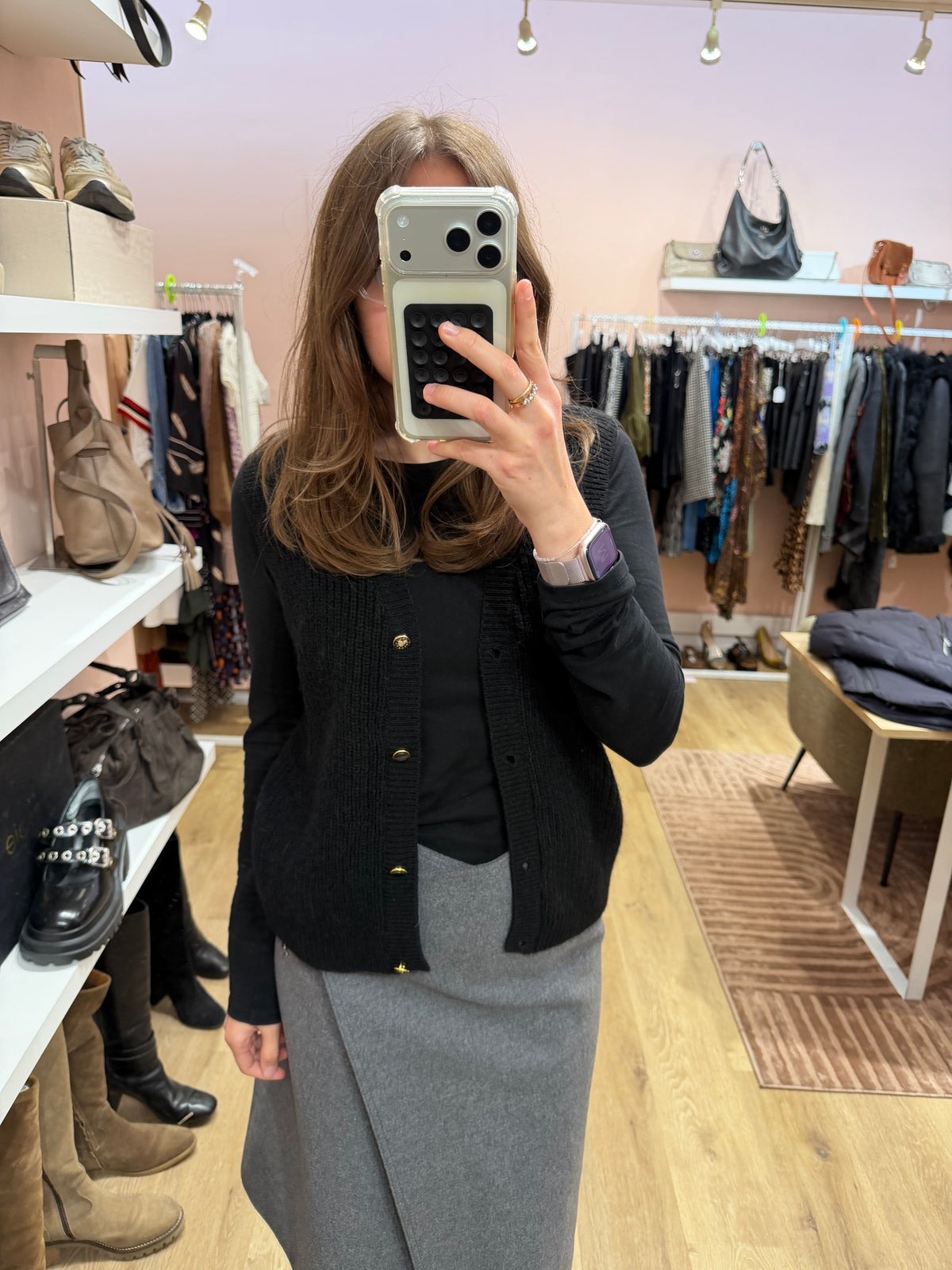 Gilet noir sans manches I.Code 13/10