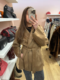 Manteau marron Massimo Dutti Taille TM/L