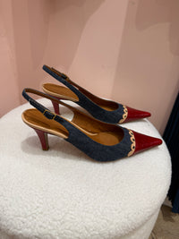 Antonio Barbato - Rouge - Escarpins rouge jean - T.37