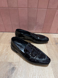 Mocassins noir vernis Minelli T.38