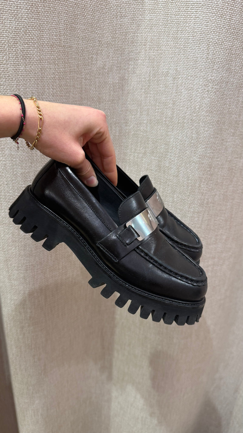 Mocassins Maje noirs T.36