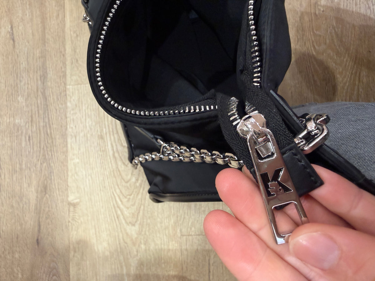 Sac noir en toile Karl Lagerfeld TU