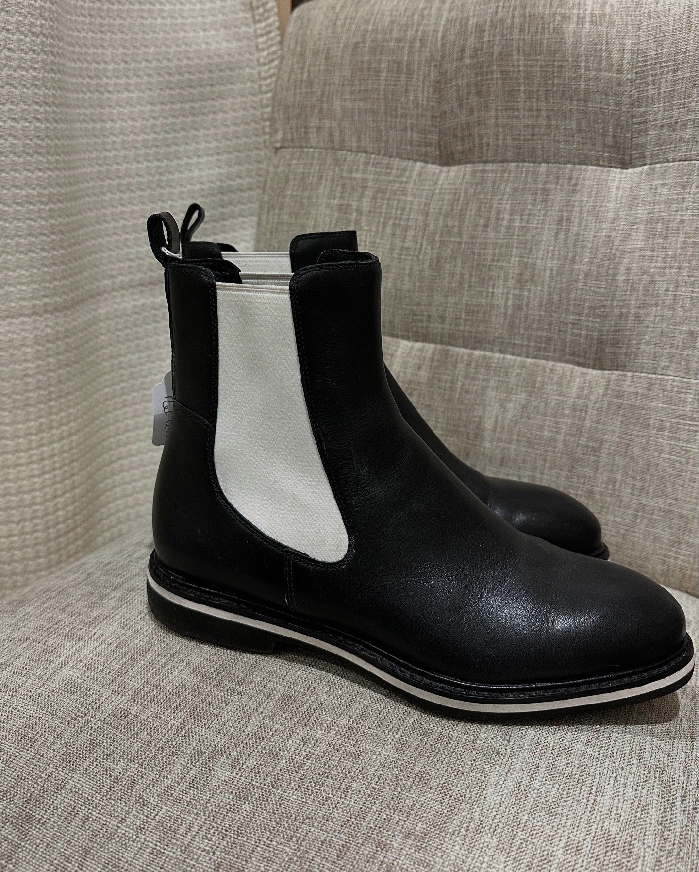 Bottines noire cuir What for T.38