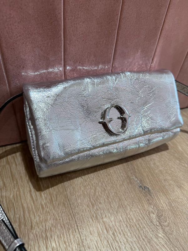 Sac cuir argenté Ottod'Ame 24/06