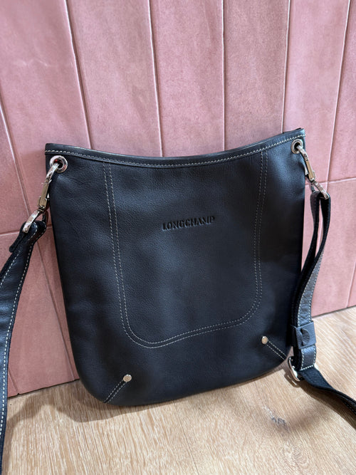 Sac Longchamp cuir noir