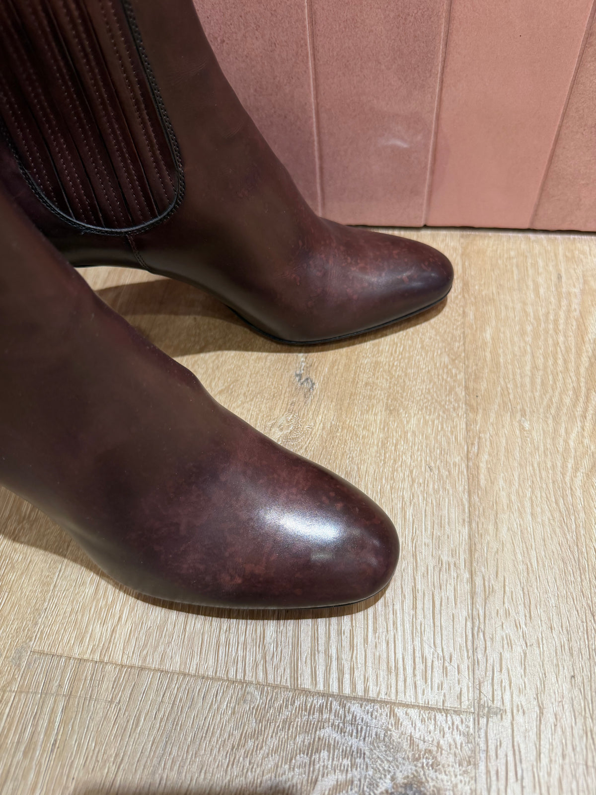 Bottines marron - Santoni - Taille 37 1/2 18/09