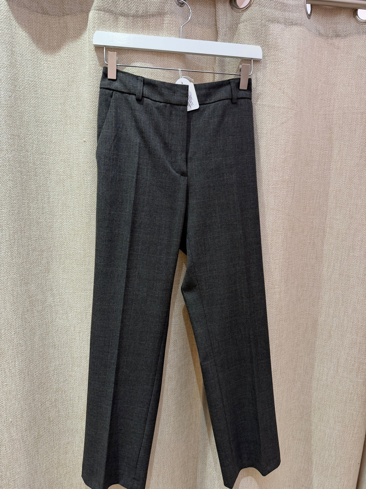 Pantalon Gris à carreaux marron Gérard Darel T.40 10/09