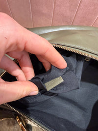 Sac lancel vert en cuir