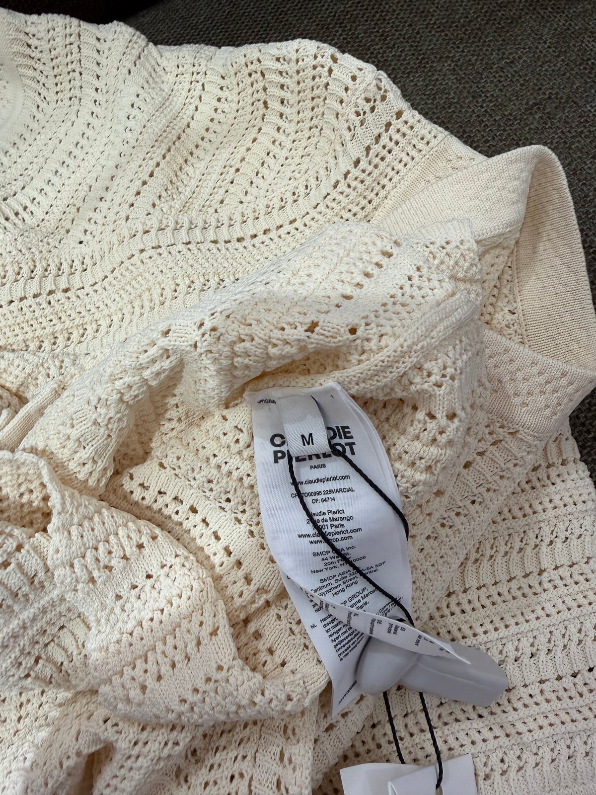 Claudie Pierlot Blouse en maille neuve T.M 30/07