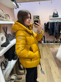 Doudoune jaune Moncler neuve T.M 16/10