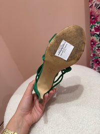 Sandales vert daim IKKS T.37 20/06