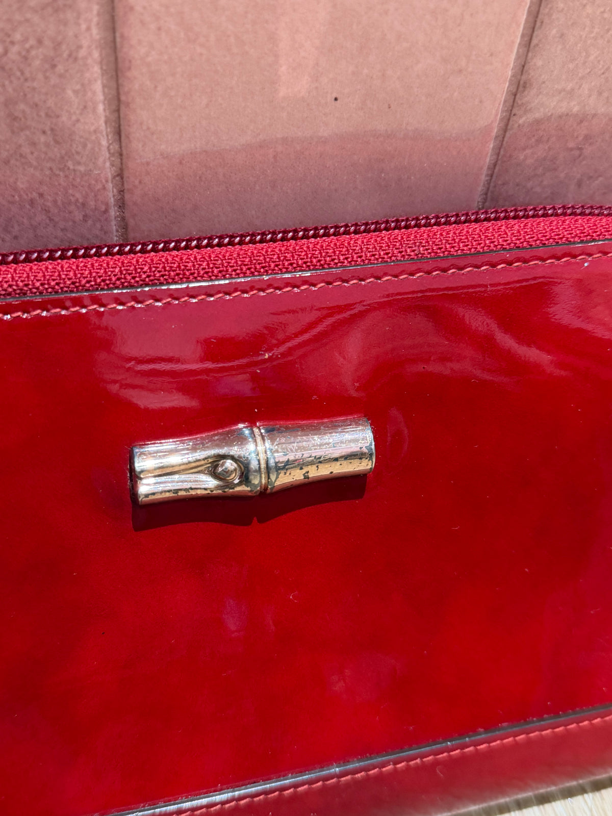 Sac Longchamp + compagnon rouge 22/10