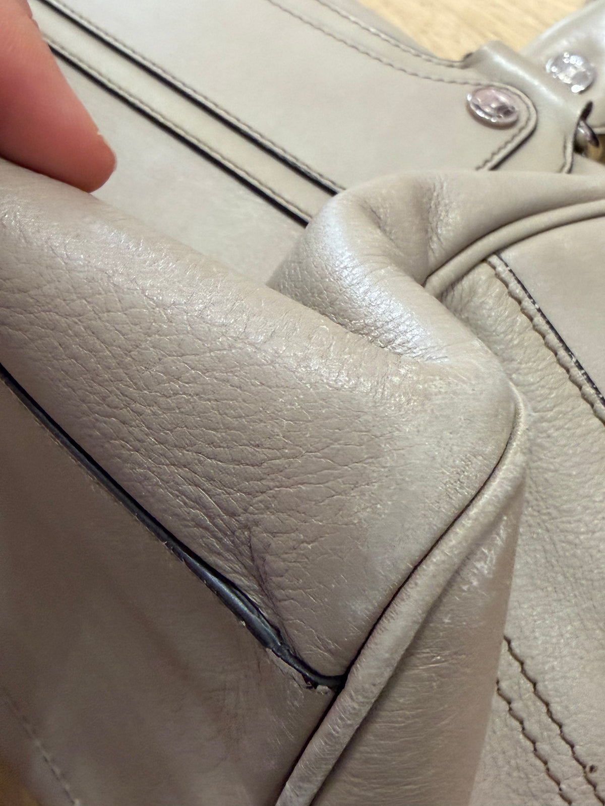 Sac Céline beige en cuir 17/09