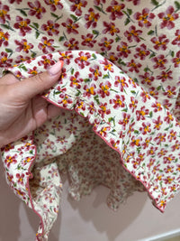 Jupe beige et rouge Kookai T.42