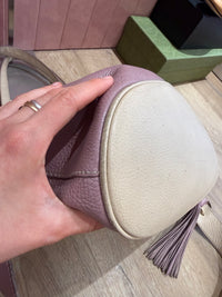 Sac lancel violet en cuir premier flirt 10/06