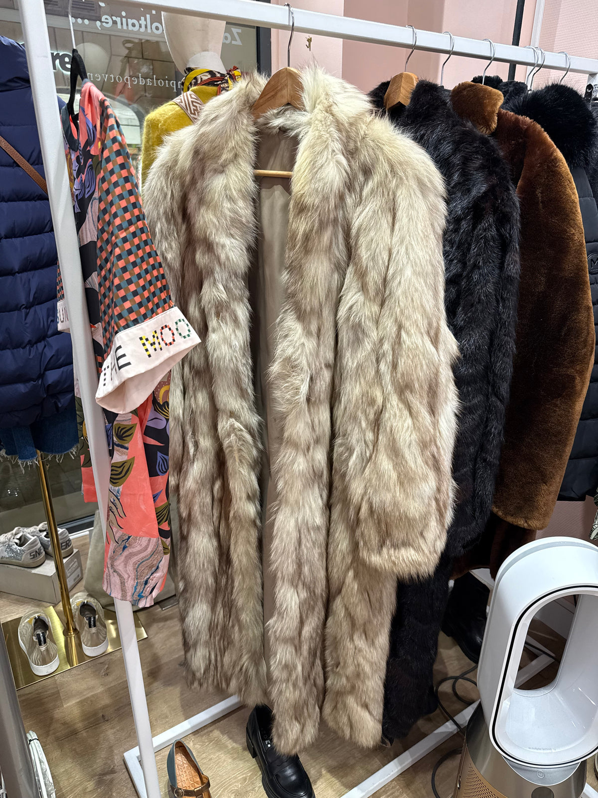 Manteau en renard taille S