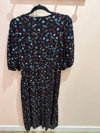 Robe Maje Noir et rouge T.40