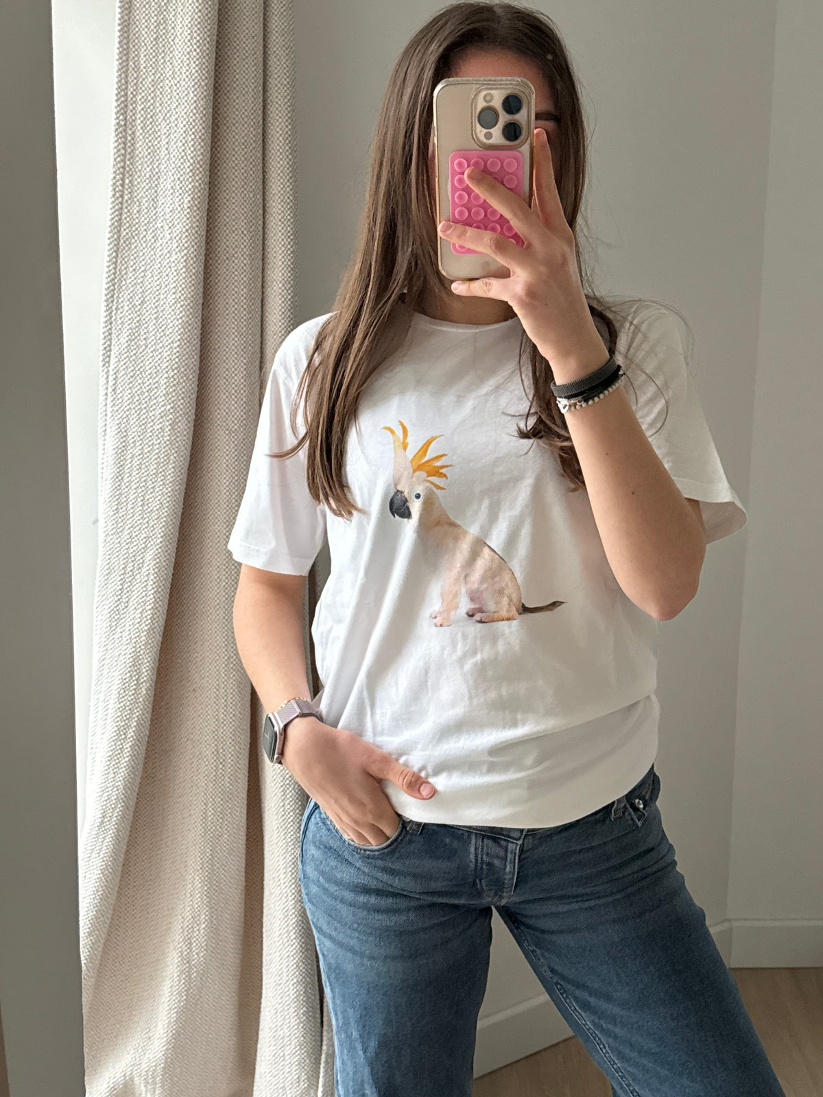 T-shirt Blanc Bask in the Sun - L