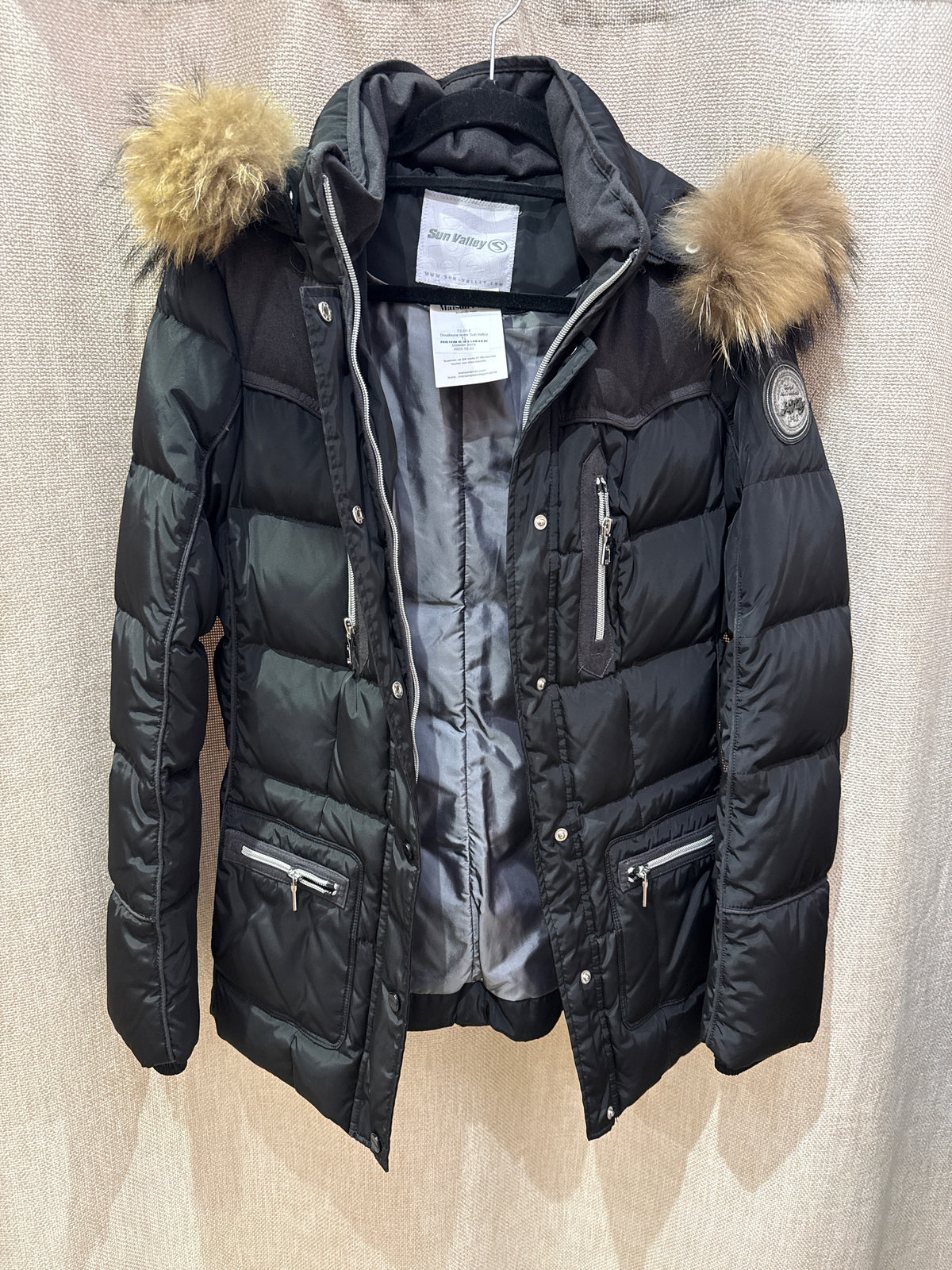 Doudoune noire Sun Valley T.L