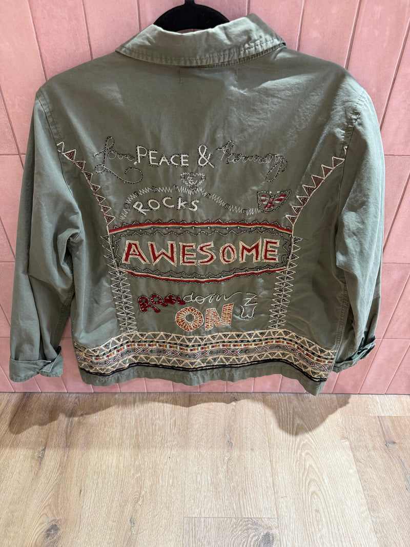 Veste, T.L, Zara, Kaki