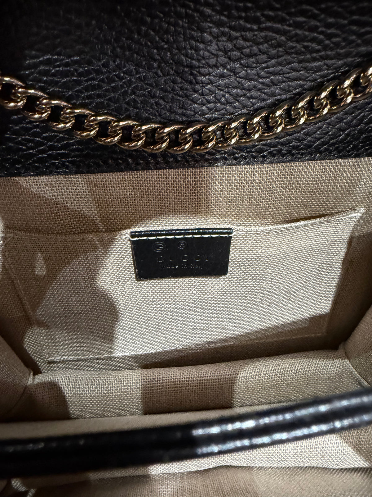 Sac noir Gucci Interlocking 23/10