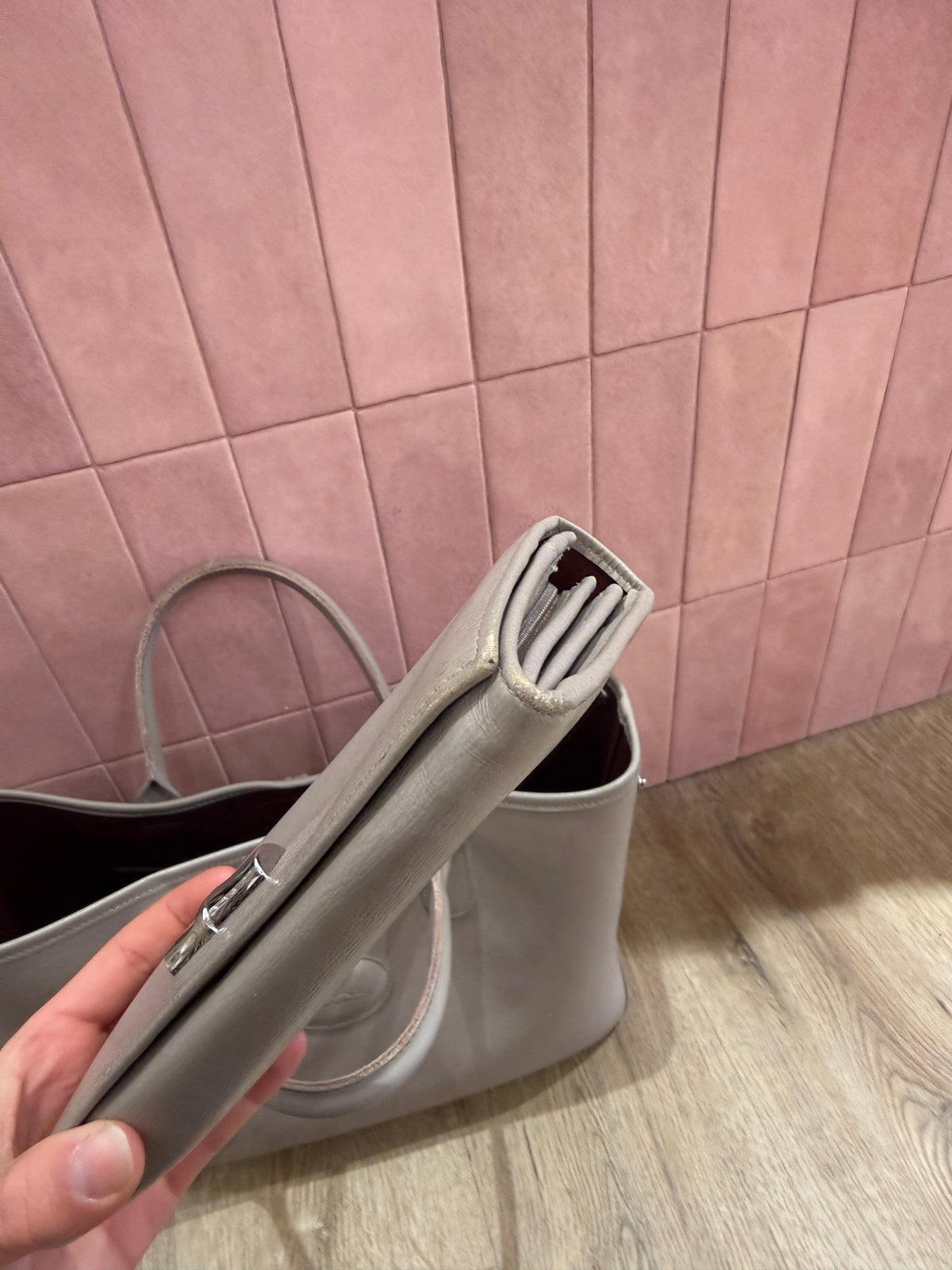 Sac Longchamp + portefeuille en cuir