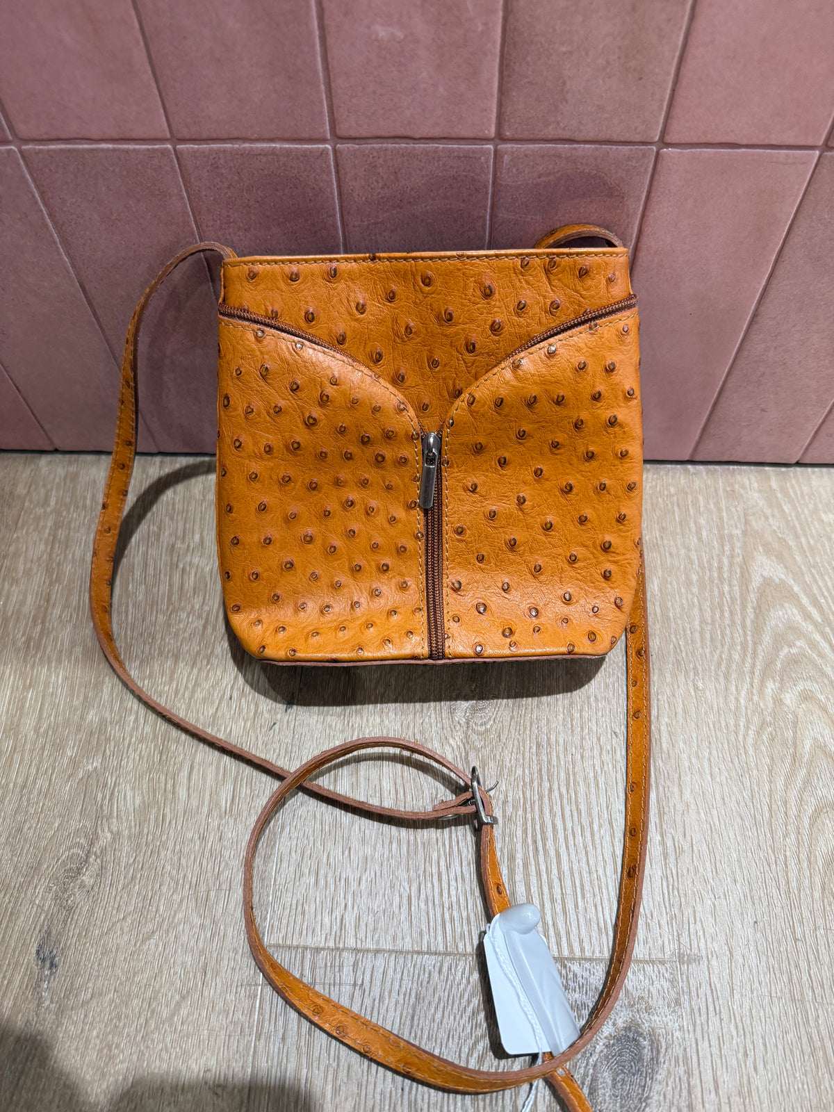 Sac cuir d’autruche 02/06