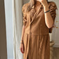 Robe marron I.code T.38