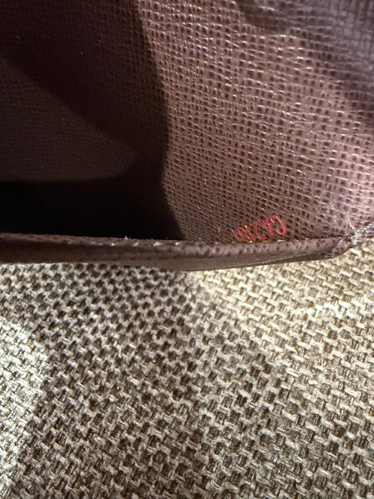 Agenda Louis Vuitton Damier Ébène 19/10