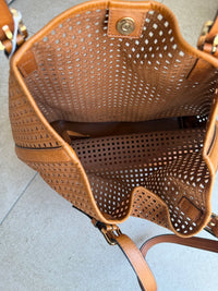 Sac marron en cuir Michael Kors 16/08
