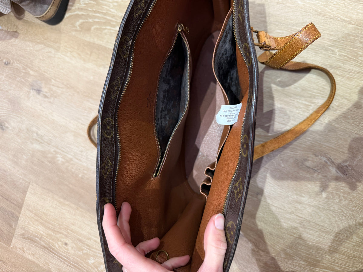 Sac, TU, Louis Vuitton, Marron