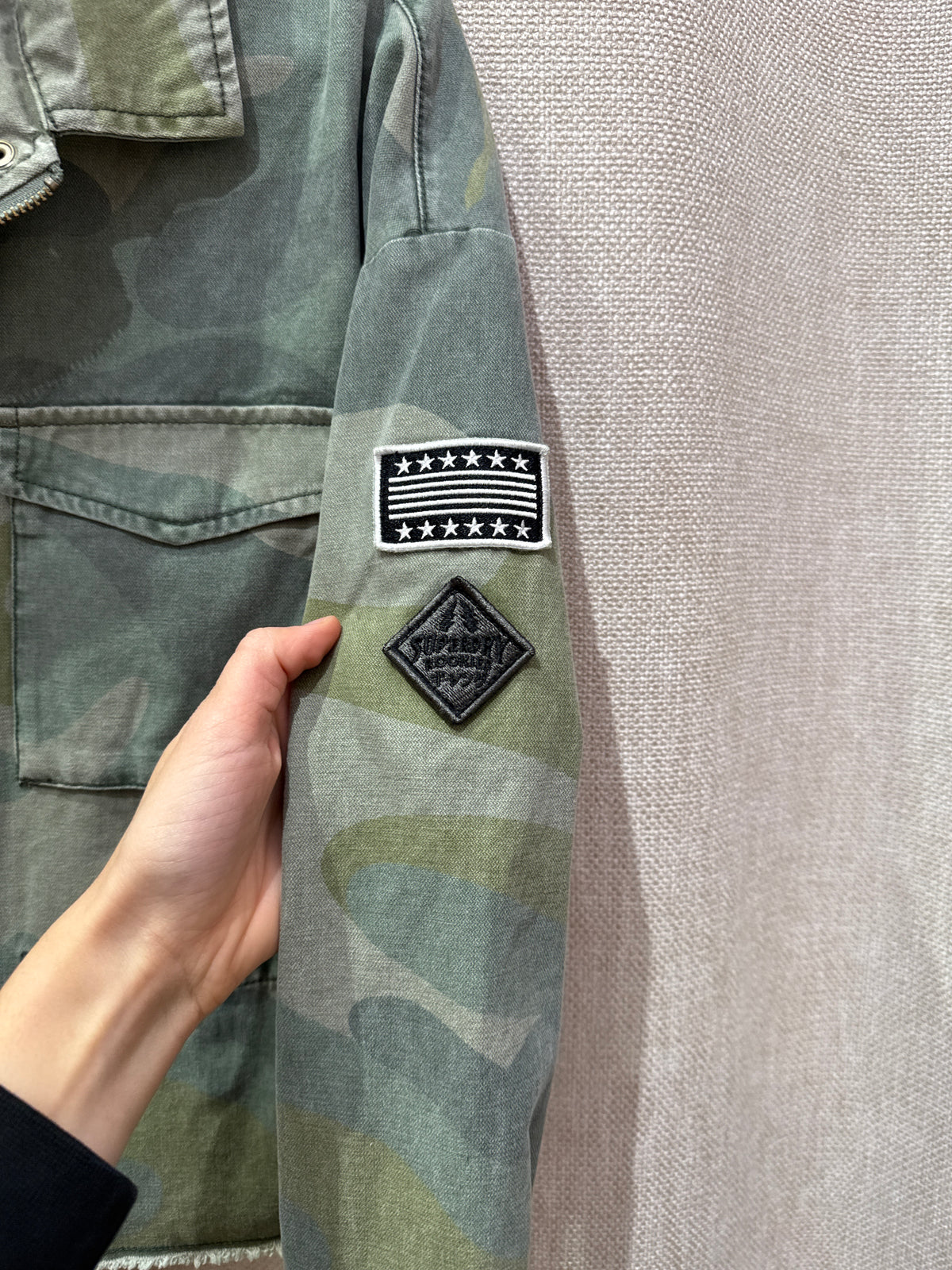 Veste kaki SUPERDRY T.40