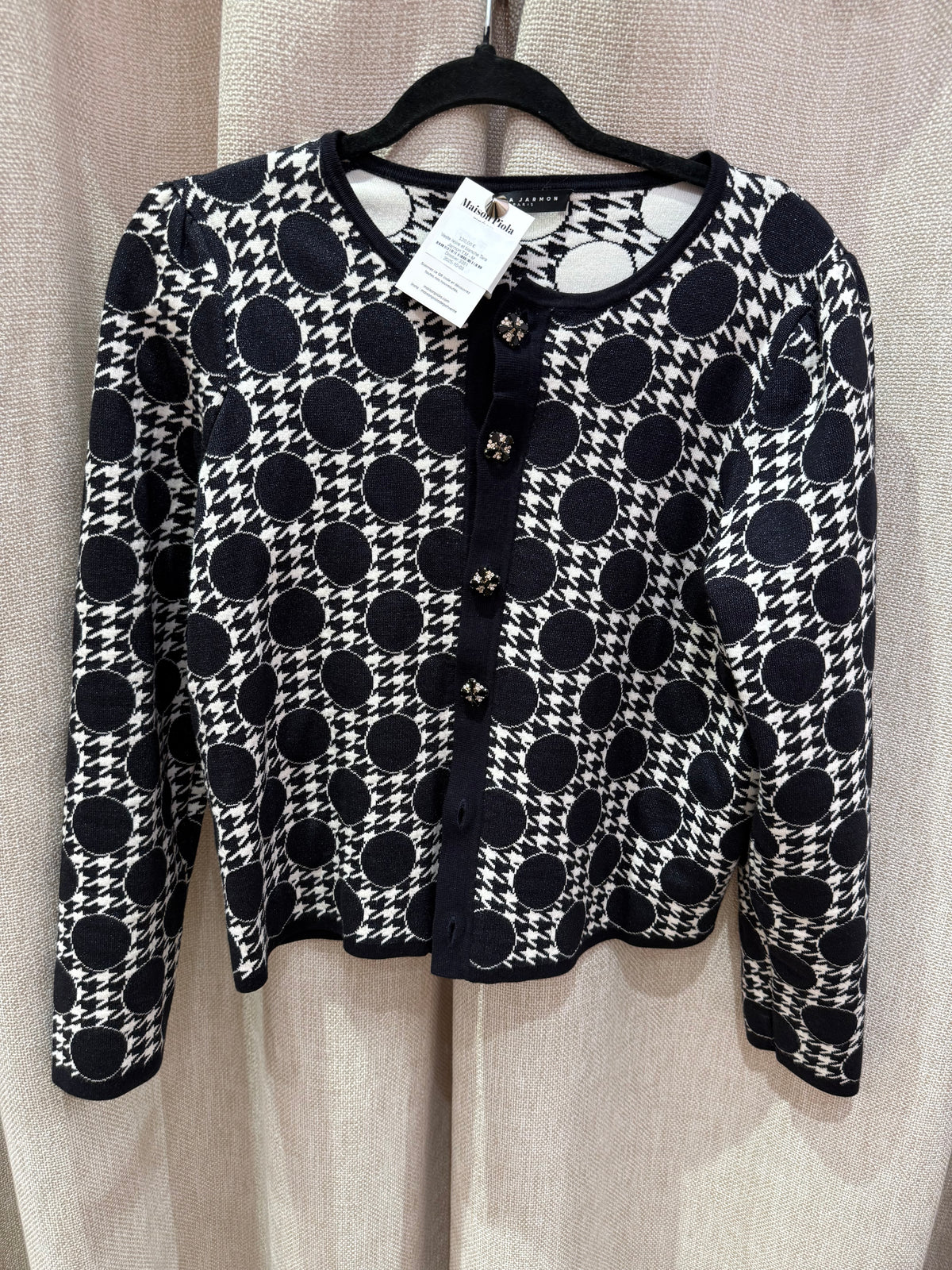 Veste noire et blanche Tara Jarmon T.M