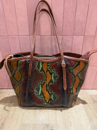 Sac Claris Virot Vert cuir 04/06
