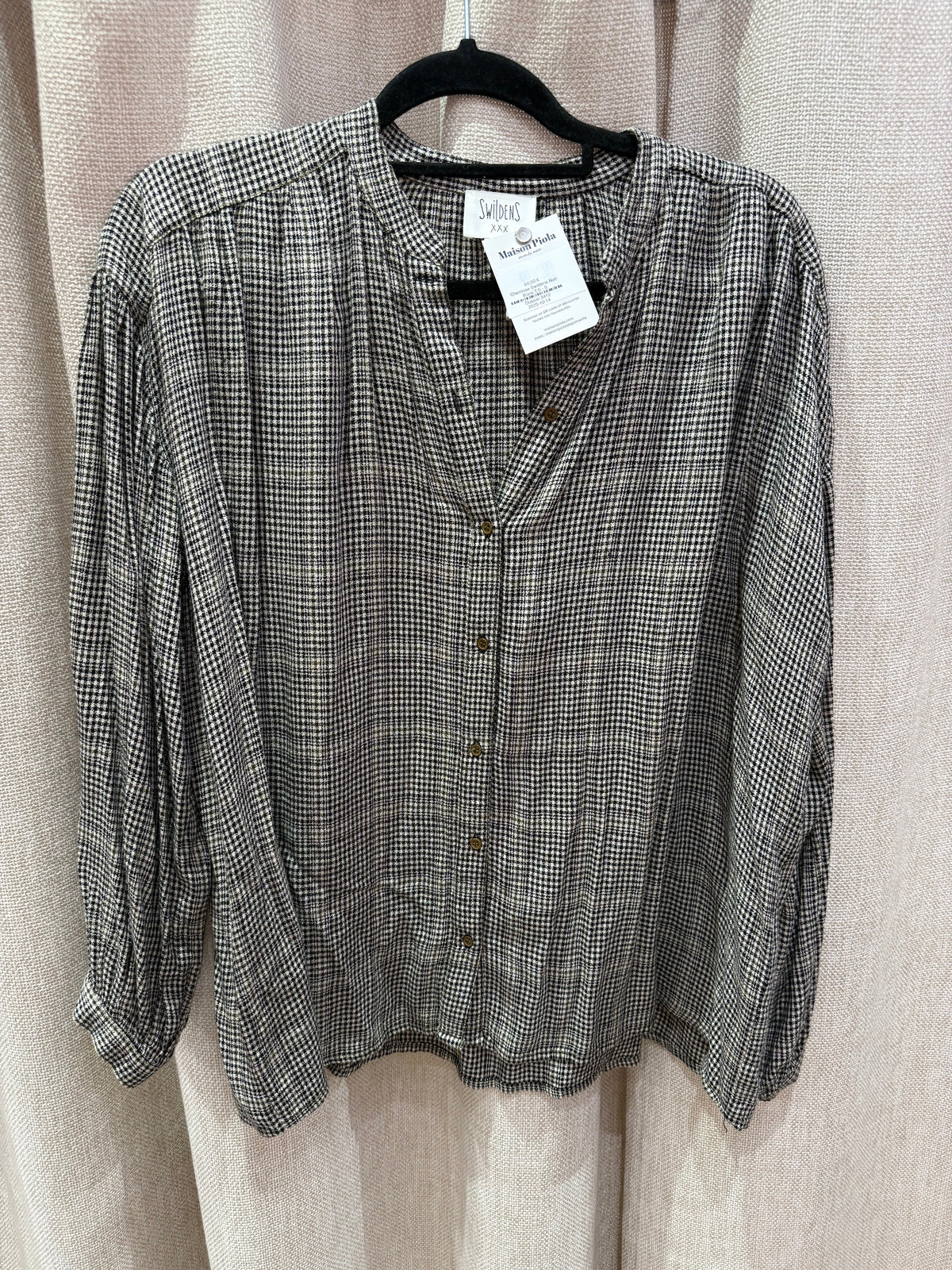 Chemise Swildens Noir Blanc T.S