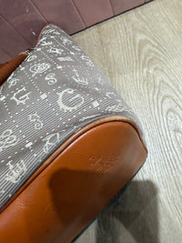 Sac beige et orange Lancel 21/10