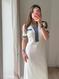 Robe longue blanche Roxa T.S/M