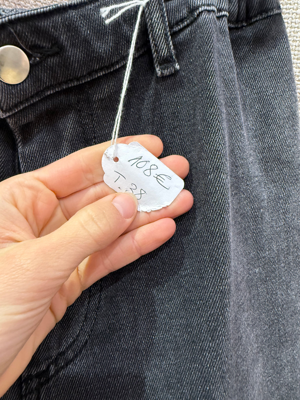 Pantalon gris rose Anna T.38