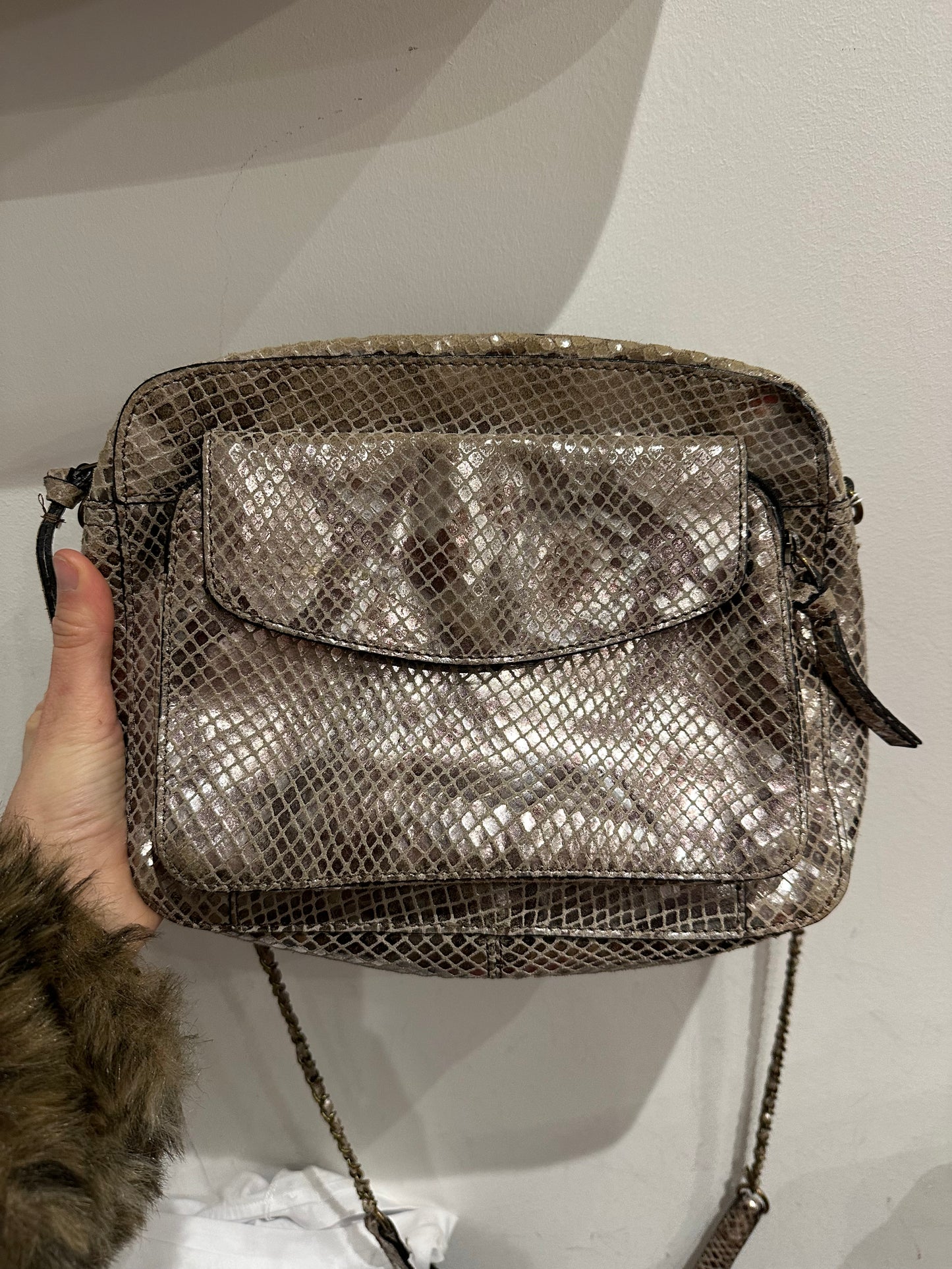 Sac pièces cuir