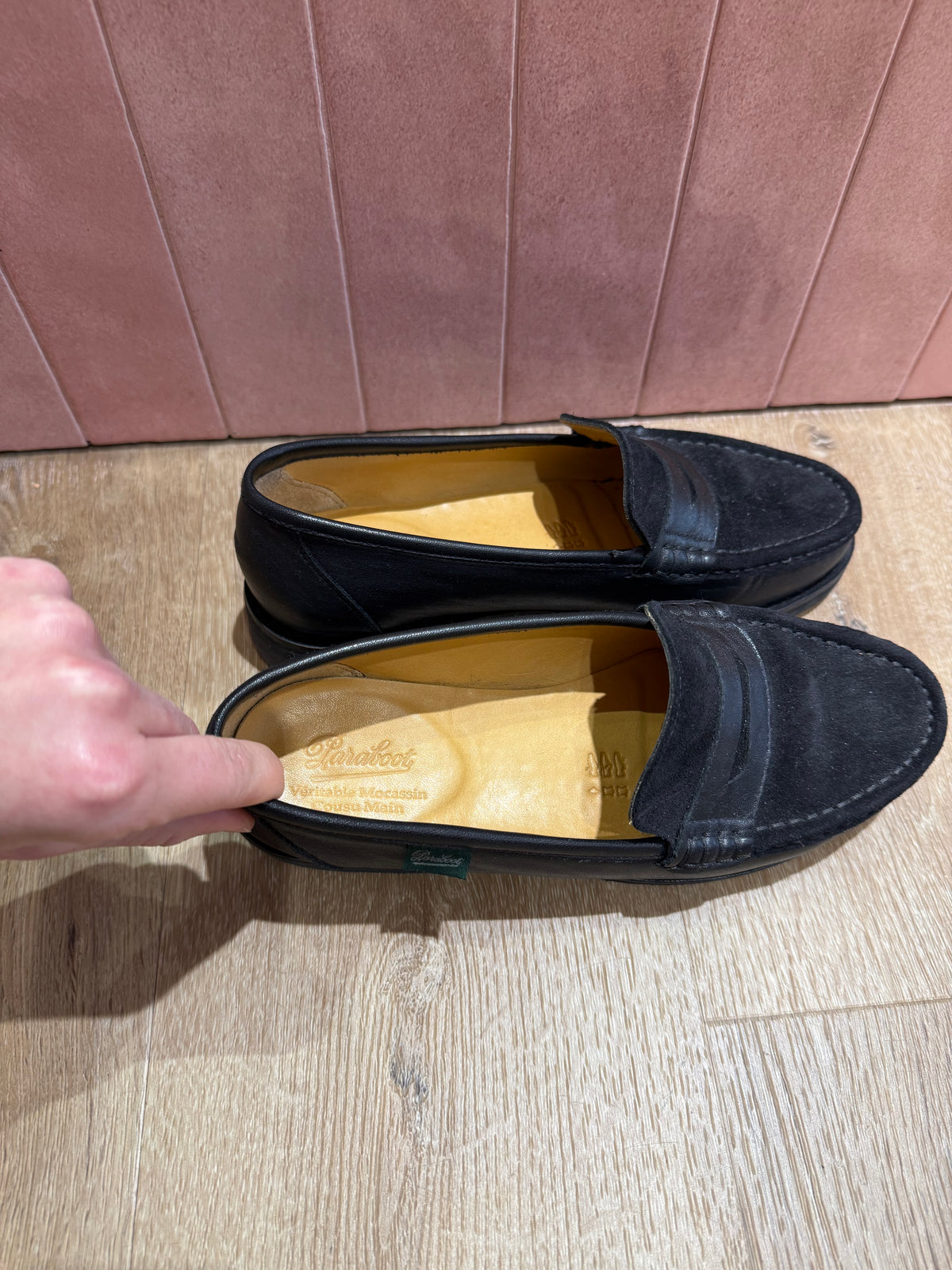 Mocassins Paraboots noirs taille 37