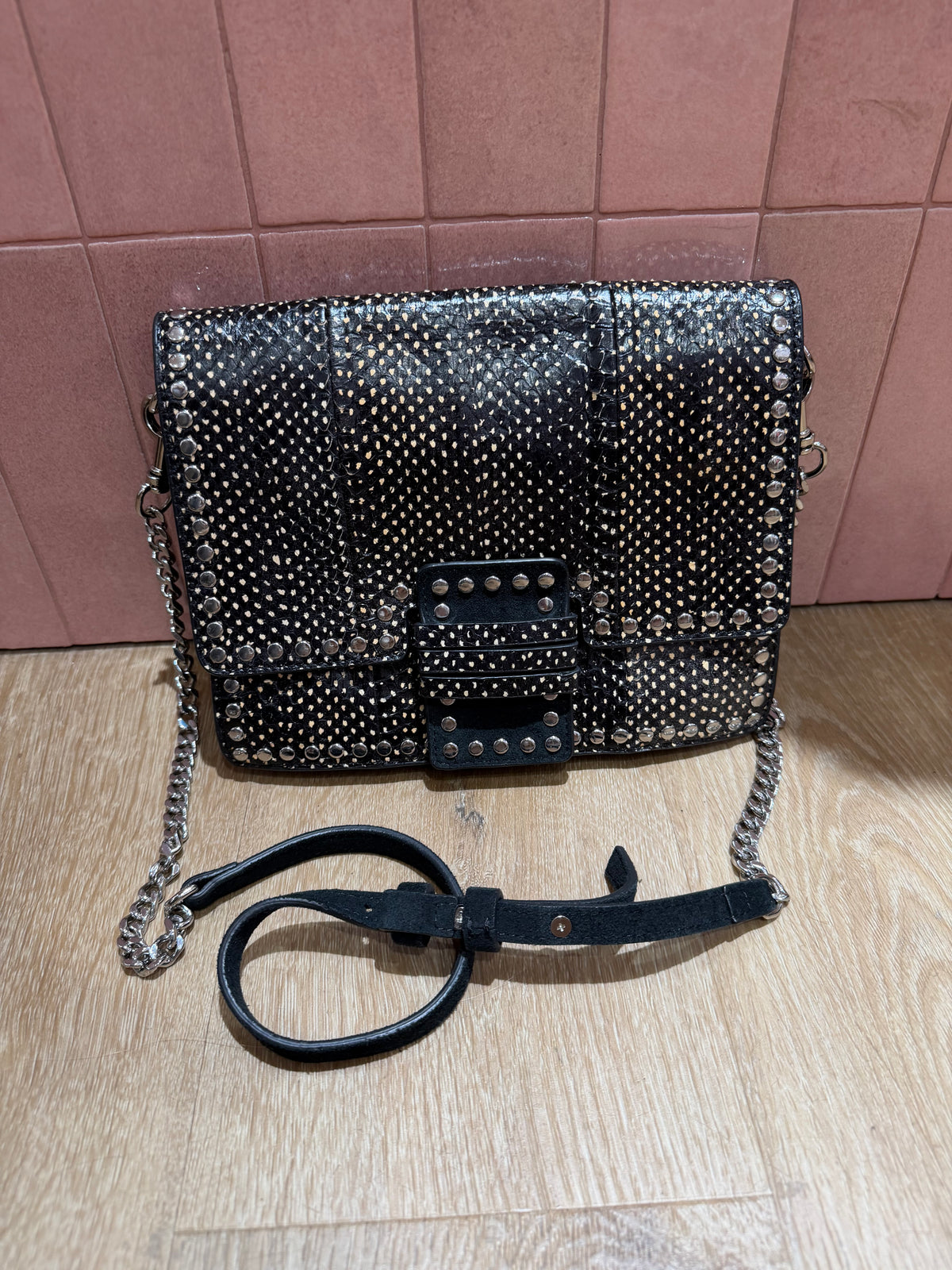 Sac noir et gris Great by sandie en cuir 20/10