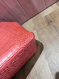 Sac rose Longchamp en cuir 07/08