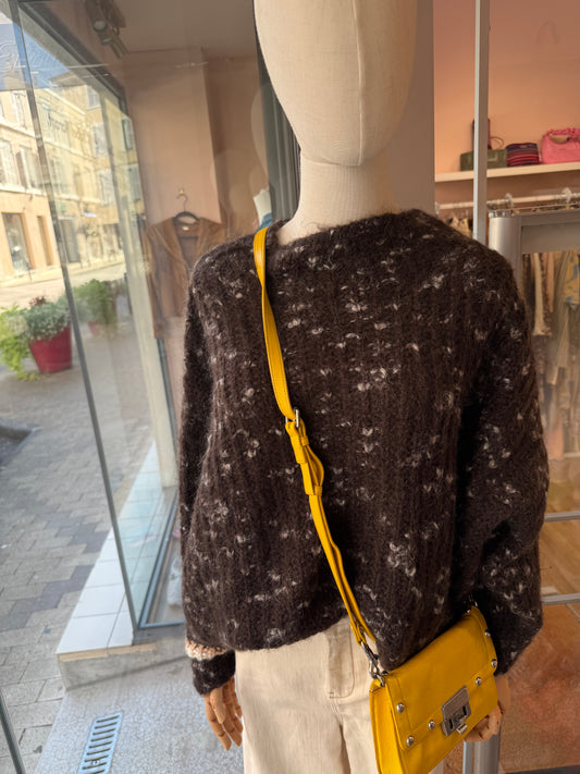 Pull  Momoni Marron & Noir T.M