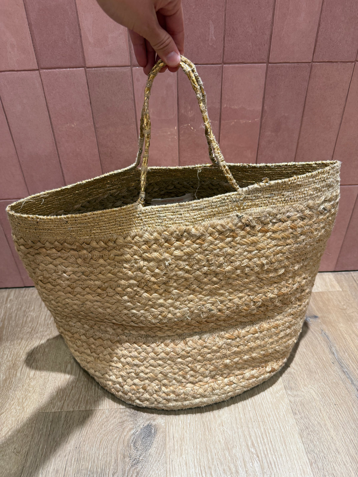 Sac beige tressé 26/05