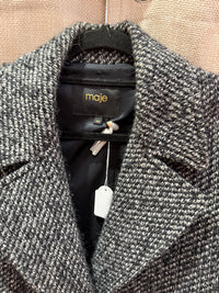 Manteau court gris Maje T.34 05/09
