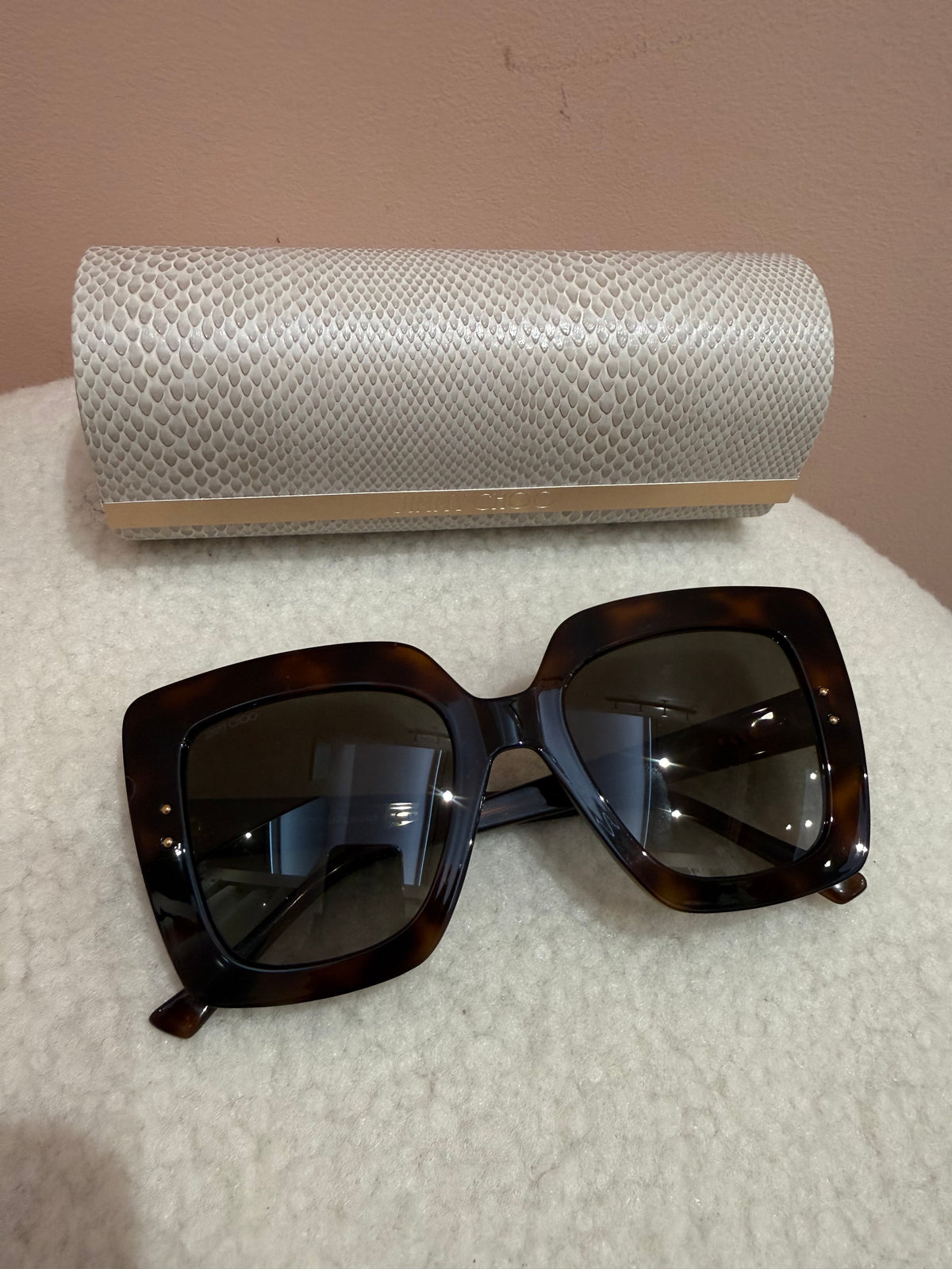 Lunettes Jimmy choo marron