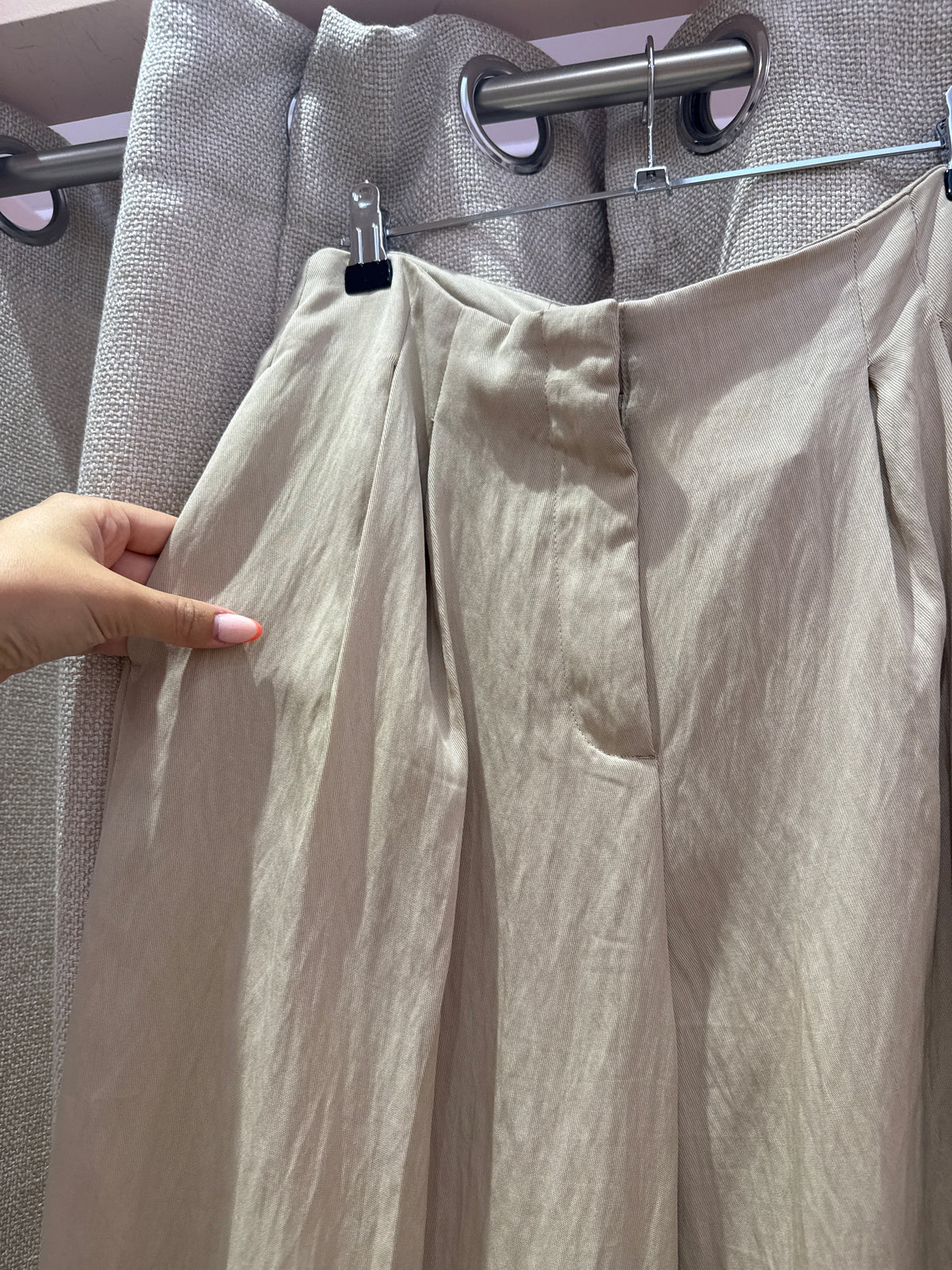 Zara - Pantalon - Beige - T.M