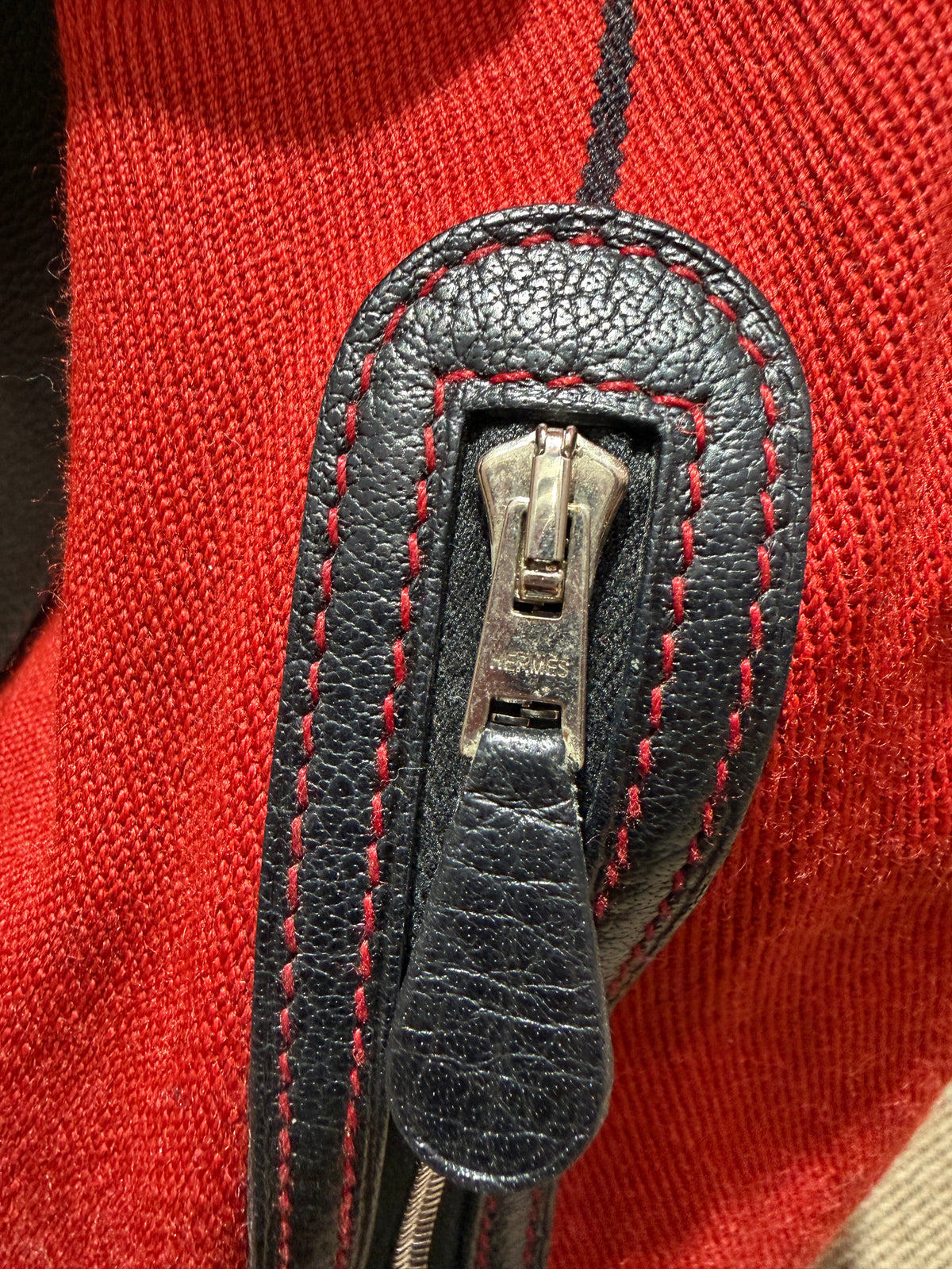Sac en toile Hermès modèle marin 04/09