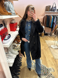 Manteau bleu marine Max Mara T.36