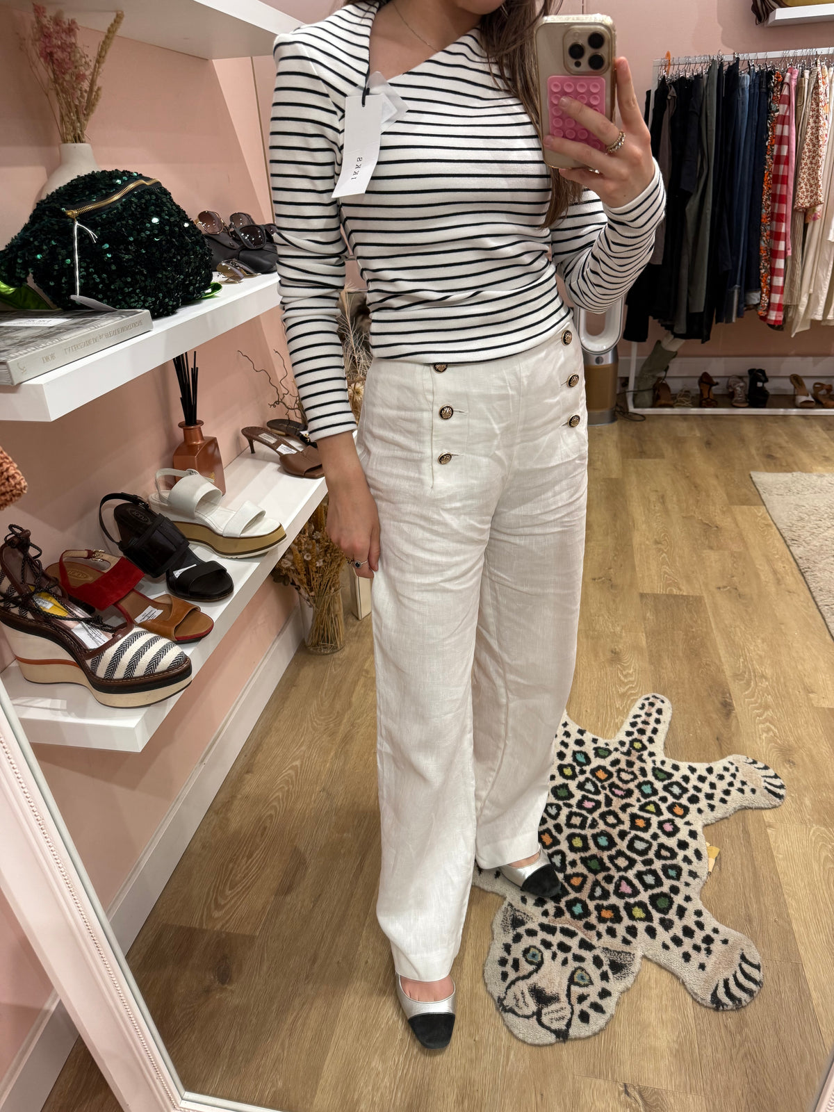 Pantalon en lin Gérard Darel T.40 16/06